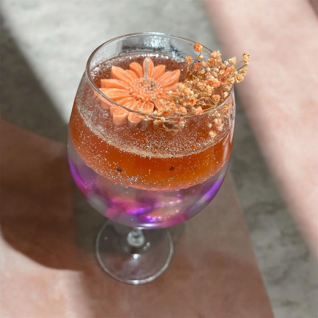 Vela Aromática en Copa de Cristal | Cera de Soja | Soff & Gaby